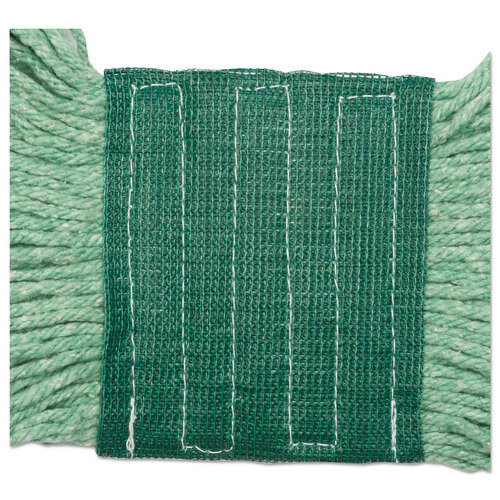 BWK502GNCT - Boardwalk - Super Loop Wet Mop Head, Cotton/Synthetic Fiber, 5&quot; Headband, Medium Size, Green, 12/Carton