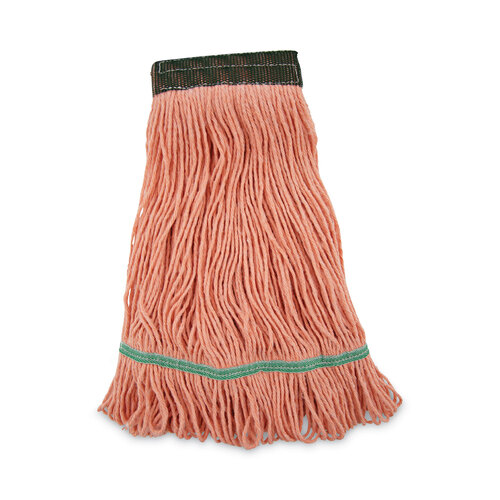 BWK502OR - Unisan - Super Loop Wet Mop Heads, Cotton/Synthetic, Medium Size, Orange