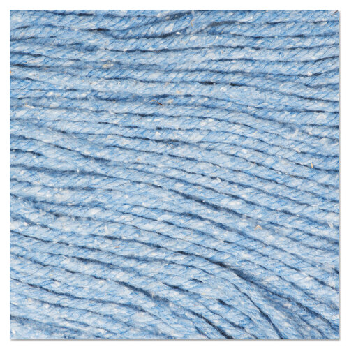 BWK503BLEA - Boardwalk - Super Loop Wet Mop Head, Cotton/Synthetic Fiber, 5&quot; Headband, Large Size, Blue