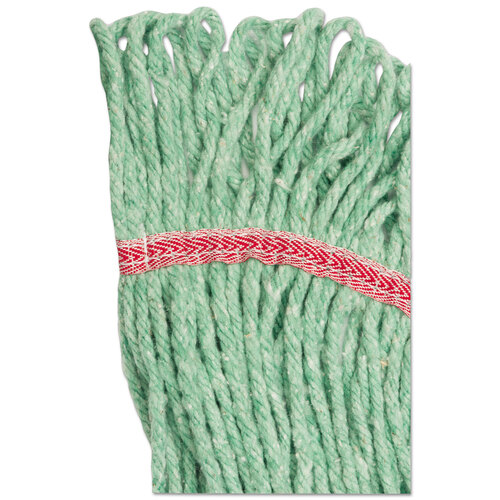 BWK503GNCT - Boardwalk - Super Loop Wet Mop Head, Cotton/Synthetic Fiber, 5&quot; Headband, Large Size, Green, 12/Carton