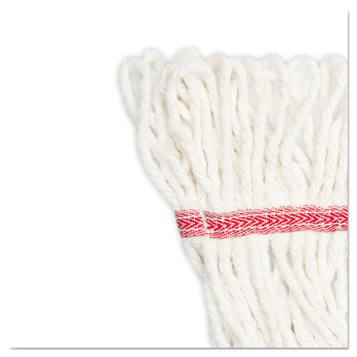 BWK503WHCT - Boardwalk - Super Loop Wet Mop Head, Cotton/Synthetic Fiber, 5&quot; Headband, Large Size, White, 12/Carton