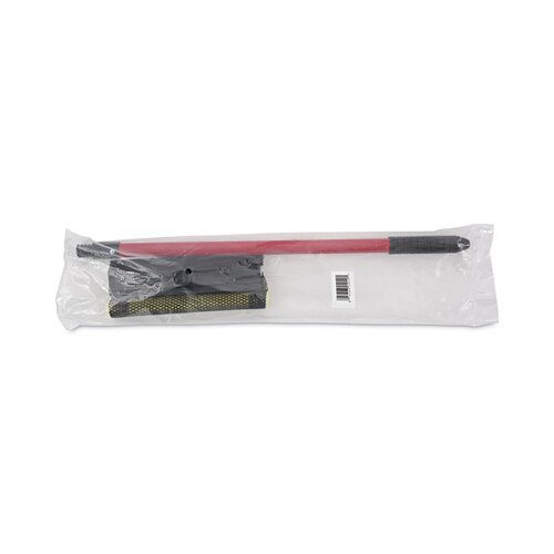 BWK824 - Boardwalk - General-Duty Squeegee, 8&quot; Wide Blade, Black/Red, 21&quot; Handle
