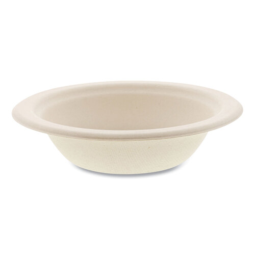 Bagasse PFAS-Free Dinnerware, Bowl, 12 oz, White, 1,000/Carton Bagasse PFAS-Free Dinnerware, Bowl, 12 oz, White, 1,000/Carton