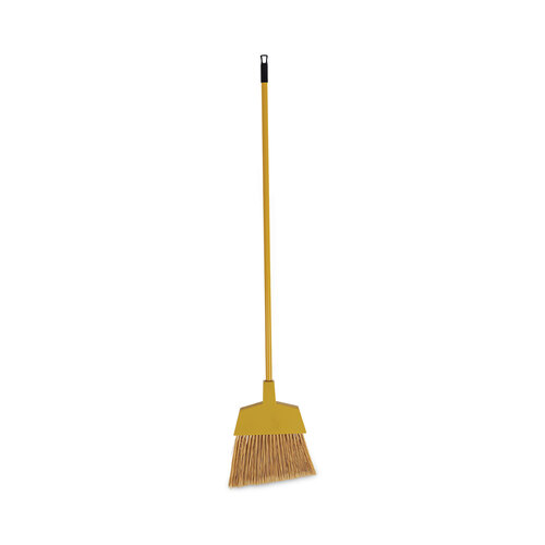 BWKBRMAXIL - Boardwalk - Corn Fiber Angled-Head Lobby Brooms, 55&quot; Handle, Yellow, 12/Carton