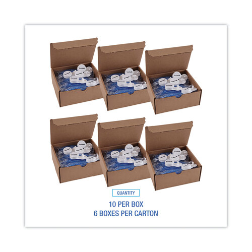 BWKCURVECBLCT - Boardwalk - Boardwalk Curve Air Freshener, Cotton Blossom, Blue, 10/Box, 6 Boxes/Carton