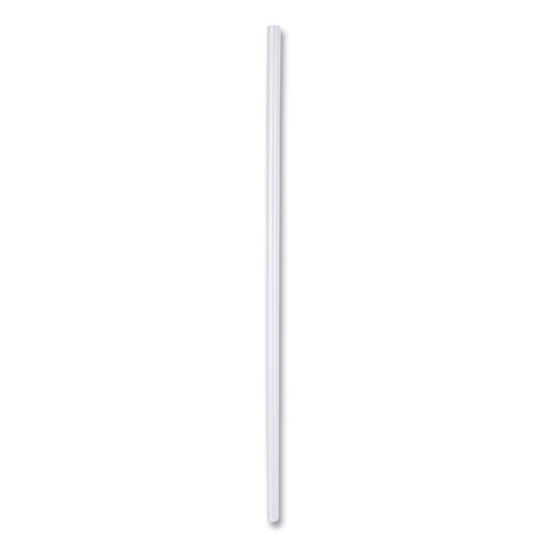 BWKJSTW775CLR - Boardwalk - Wrapped Jumbo Straws, 7.75&quot;, Polypropylene, Clear, 12,000/Carton