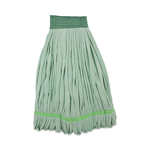 Microfiber Looped-End Wet Mop Head, Large, Green, 12/Carton Microfiber Looped-End Wet Mop Head, Large, Green, 12/Carton