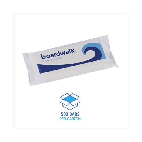 BWKNO15SOAP - Boardwalk - Face and Body Soap, Flow Wrapped, Floral Fragrance, # 1 1/2 Bar, 500/Carton