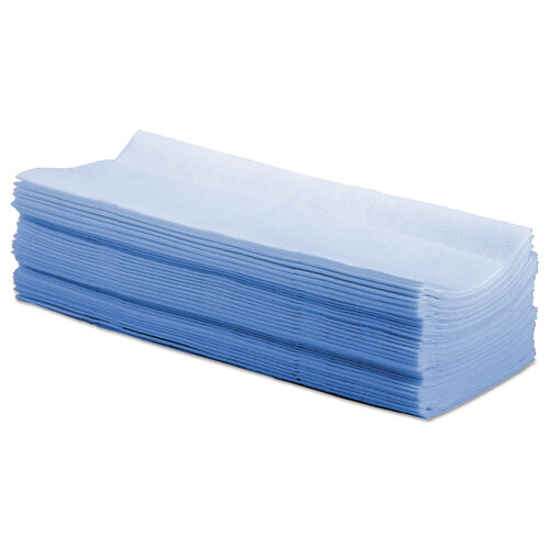BWKP070IDB - Boardwalk - Hydrospun Wipers, 9 x 16.75, Blue, 100 Wipes/Box, 10 Boxes/Carton