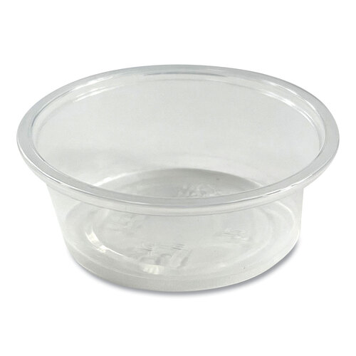 BWKPRTN15TS - Boardwalk - Souffle/Portion Cups, 1.5 oz, Polypropylene, Translucent, 2,500/Carton