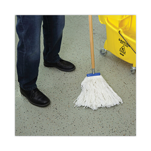BWKRM32016 - Boardwalk - Cut-End Lie-Flat Mop Head, Rayon, 16oz, White, 12/Carton