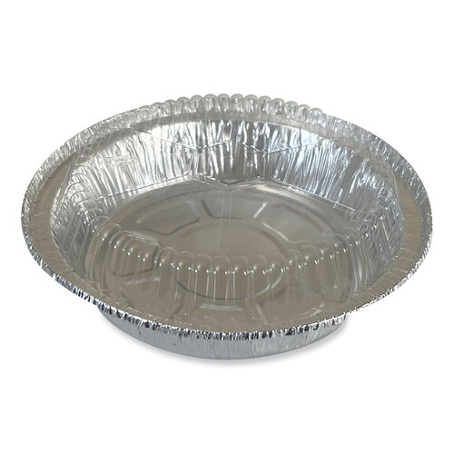 BWKROUND7CLID - Boardwalk - Round Aluminum To-Go Container Lids, Dome Lid, 7&quot;, Clear, Plastic, 500/Carton
