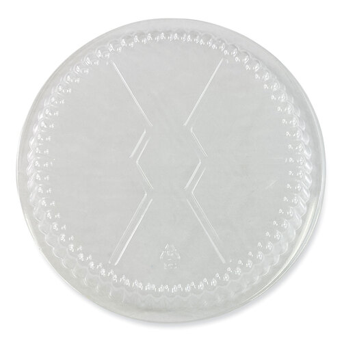 BWKROUND7CLID - Boardwalk - Round Aluminum To-Go Container Lids, Dome Lid, 7&quot;, Clear, Plastic, 500/Carton