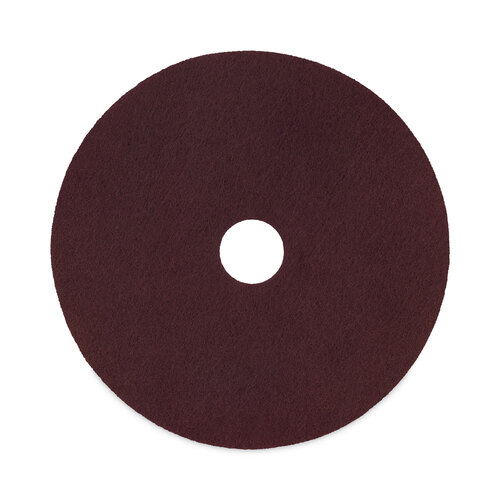 BWKSPP16 - Boardwalk - Deep Scrub Pads, 16&quot; Diameter, Maroon, 10/Carton