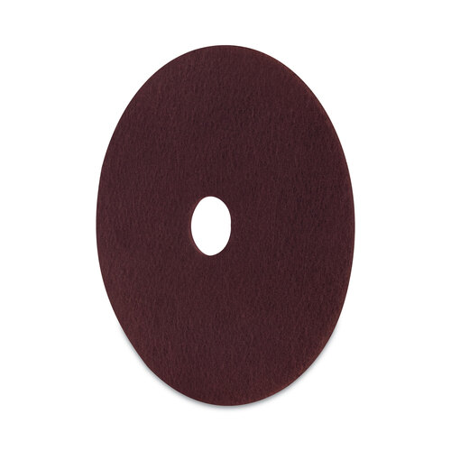 BWKSPP20 - Boardwalk - Deep Scrub Pads, 20&quot; Diameter, Maroon, 10/Carton