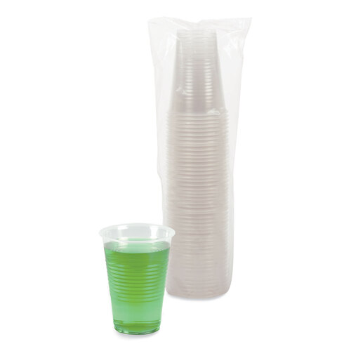 BWKTRANSCUP14PK - Boardwalk - Translucent Plastic Cold Cups, 14 oz, Polypropylene, 50/Pack