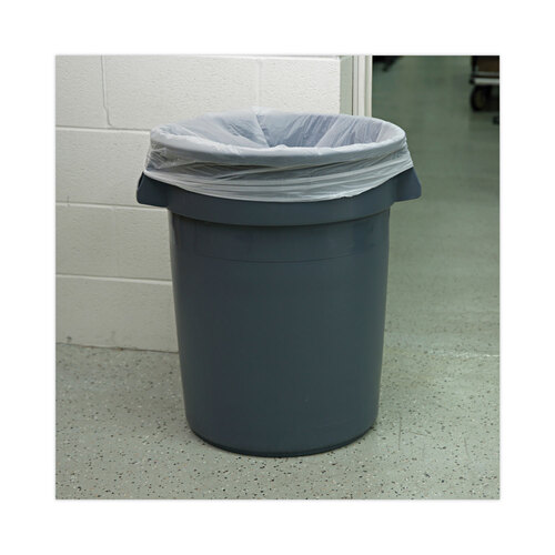 BWKW3036X - Boardwalk - Linear Low Density Industrial Can Liners, 30 gal, 0.9 mil, 30 x 36, White, 100/Carton