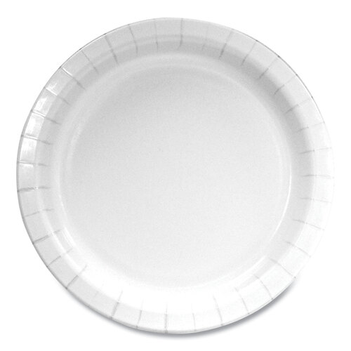 BWKWH6PLT - BOARDWALK - Paper Dinnerware, Plate, 6&quot; dia, White, 1,000/Carton