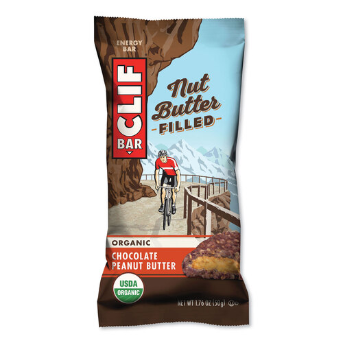 CBCCCC56801 - Clif Bar - Nut Butter Filled Energy Bar, Chocolate Peanut Butter, 1.76 oz Bar, 12 Bars/Box