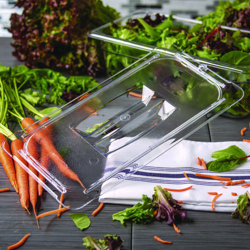CFS10270U07 - CFS BRANDS - StorPlus Polycarbonate Handled Universal Lid, 7 x 12.5 x 0.88, Clear, Plastic
