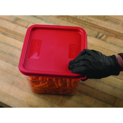CFS1197105 - CFS BRANDS - Squares Food Storage Container Lid, 9 x 9 x 0.63, Red, Plastic
