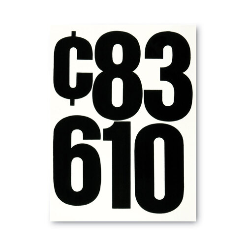 Press-On Vinyl Numbers by Chartpak® CHA01130