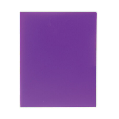 CLI33959BX - C-Line Products - Two-Pocket Heavyweight Poly Portfolio Folder, 11 x 8.5, Purple, 25/Box