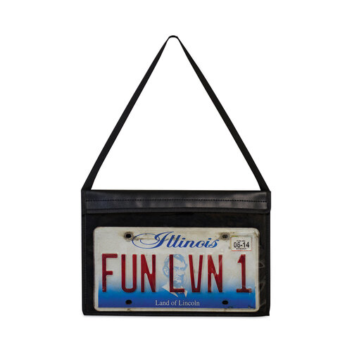 CLI41902 - C-Line Products - 1-Pocket Shop Ticket Holder w/Strap and Black Stitching, 75-Sheet, 9 x 12