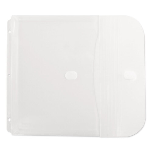 CLI57537 - C-Line Products - Poly Binder Pockets, 9.25 x 11.5, Clear, 5/Pack