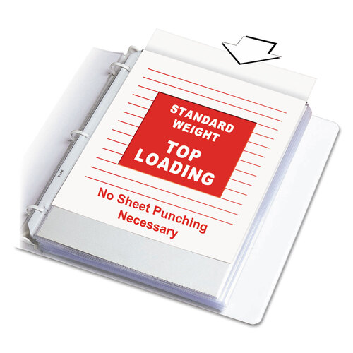CLI62027 - C-Line Products - Standard Weight Polypropylene Sheet Protectors, Clear, 2&quot;, 11 x 8.5, 100/Box