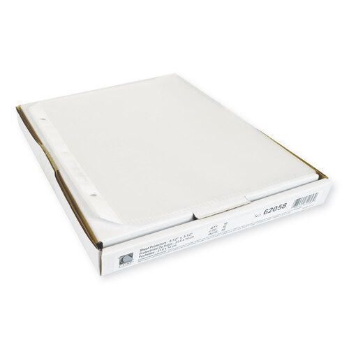 CLI62058 - C-Line Products - Heavyweight Polypropylene Sheet Protectors, Clear, 2&quot;, 8.5 x 5.5, 50/Box