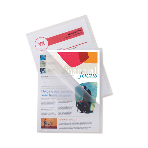 CLI62627 - C-Line Products - Specialty Project Folders, Letter Size, Clear, 25/Box