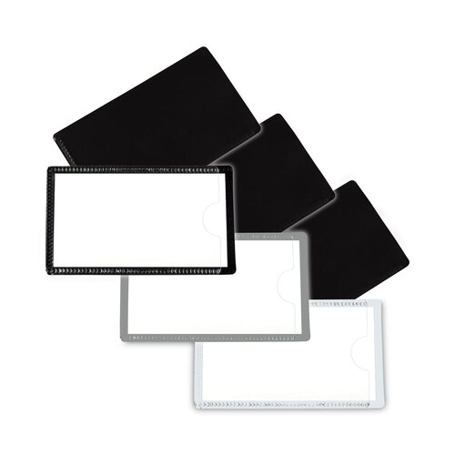 CLI87701 - C-Line Products - Slap-Stick Magnetic Label Holders, Side Load, 4.25 x 2.5, Gray, 10/Pack