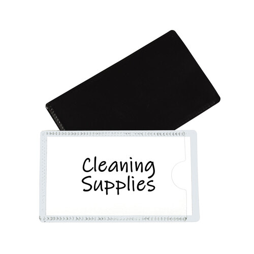 CLI87707 - C-Line Products - Slap-Stick Magnetic Label Holders, Side Load, 4.25 x 2.5, White, 10/Pack