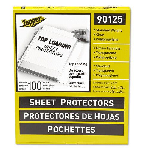CLI90125 - C-Line Products - Top-Load Polypropylene Sheet Protectors, Standard, Letter, Clear, 2&quot;, 100/Box