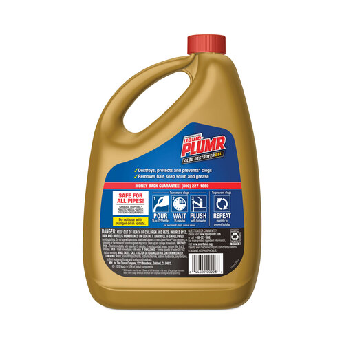 CLO00228EA - Clorox Professional - Clorox Professional Clog Destroyer + PipeGuard, Gel, 80 oz