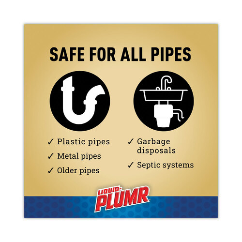 CLO00228EA - Clorox Professional - Clorox Professional Clog Destroyer + PipeGuard, Gel, 80 oz