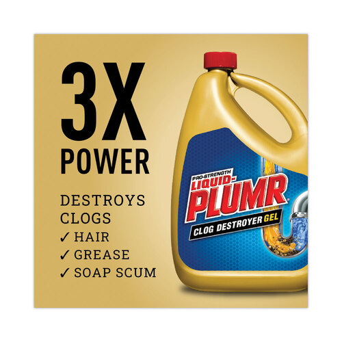 CLO00228EA - Clorox Professional - Clorox Professional Clog Destroyer + PipeGuard, Gel, 80 oz