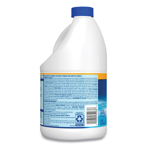 CLO32263 - Clorox Professional - Regular Bleach with CloroMax Technology, 81 oz Bottle, 6/Carton