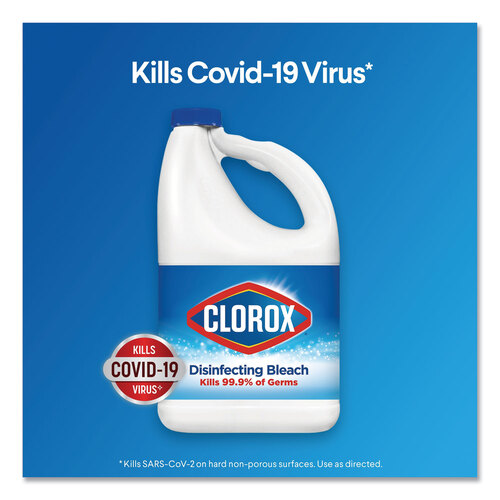 CLO32263 - Clorox Professional - Regular Bleach with CloroMax Technology, 81 oz Bottle, 6/Carton
