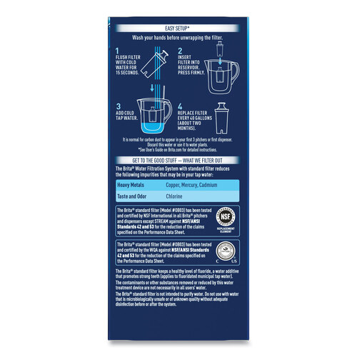 CLO35503 - Clorox Professional - Pitcher Replacement Filters, 3/Pack