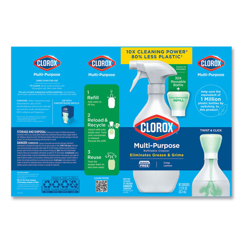 Clorox Professional Multipurpose Degreaser Cleaner Starter Kit - Thumbnail 2