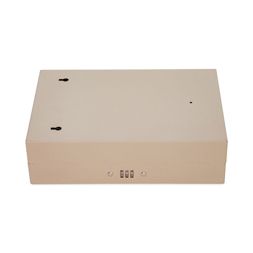 CNK500124 - ControlTek - Combination Lockable Key Cabinet, 28-Key, Metal, Sand, 7.75 x 3.25 x 11.5