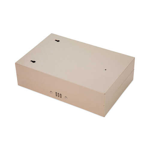 CNK500124 - ControlTek - Combination Lockable Key Cabinet, 28-Key, Metal, Sand, 7.75 x 3.25 x 11.5