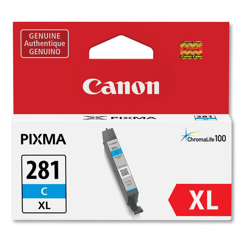 CNM2034C001 - Canon - 2034C001 (CLI-281XL) ChromaLife100 Ink, Cyan
