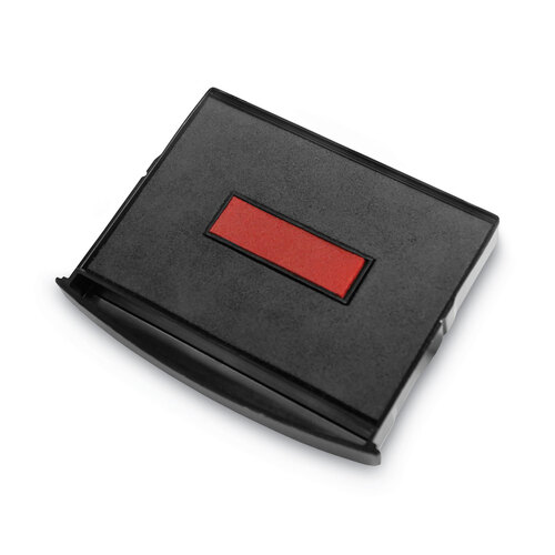 COS061961 - Cosco - Replacement Ink Pad for 2000 PLUS Two-Color Word Daters, Blue/Red