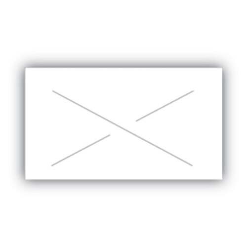 COS090944 - Garvey - One-Line Pricemarker Labels, 0.44 x 0.81, White, 1,200/Roll, 3 Rolls/Box
