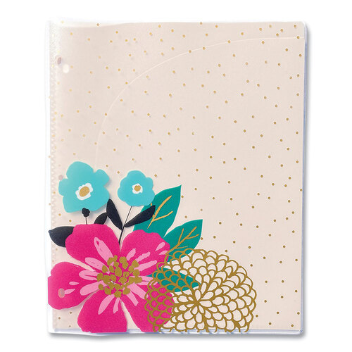 CPP93001 - Carolina Pad - Panache Glossy 3-Hole Punched 6-Pocket Folder, 11 x 8.5, Assorted