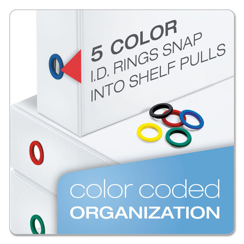 CRD43140CB - Cardinal Brands - FreeStand Easy Open Locking Slant-D Ring Binder, 3 Rings, 4&quot; Capacity, 11 x 8.5, White