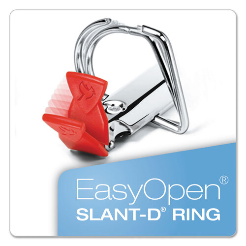 CRD43140CB - Cardinal Brands - FreeStand Easy Open Locking Slant-D Ring Binder, 3 Rings, 4&quot; Capacity, 11 x 8.5, White